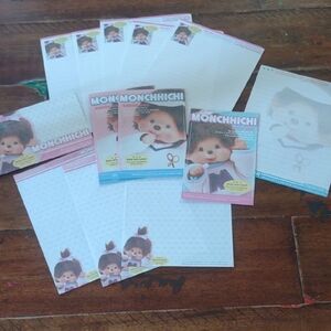 2004 Vintage Monchhichi Stationary Set Funny